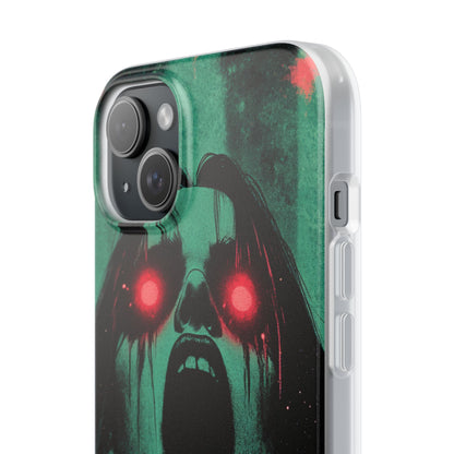 Haunting Glow of Gothic Eyes iPhone 15 - Flexi Phone Case