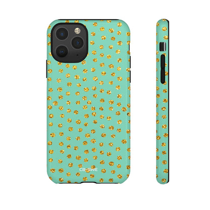 Golden Dots Dance - iPhone Case