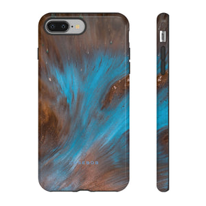 Blue Lagoon Ink Art - Protective Phone Case