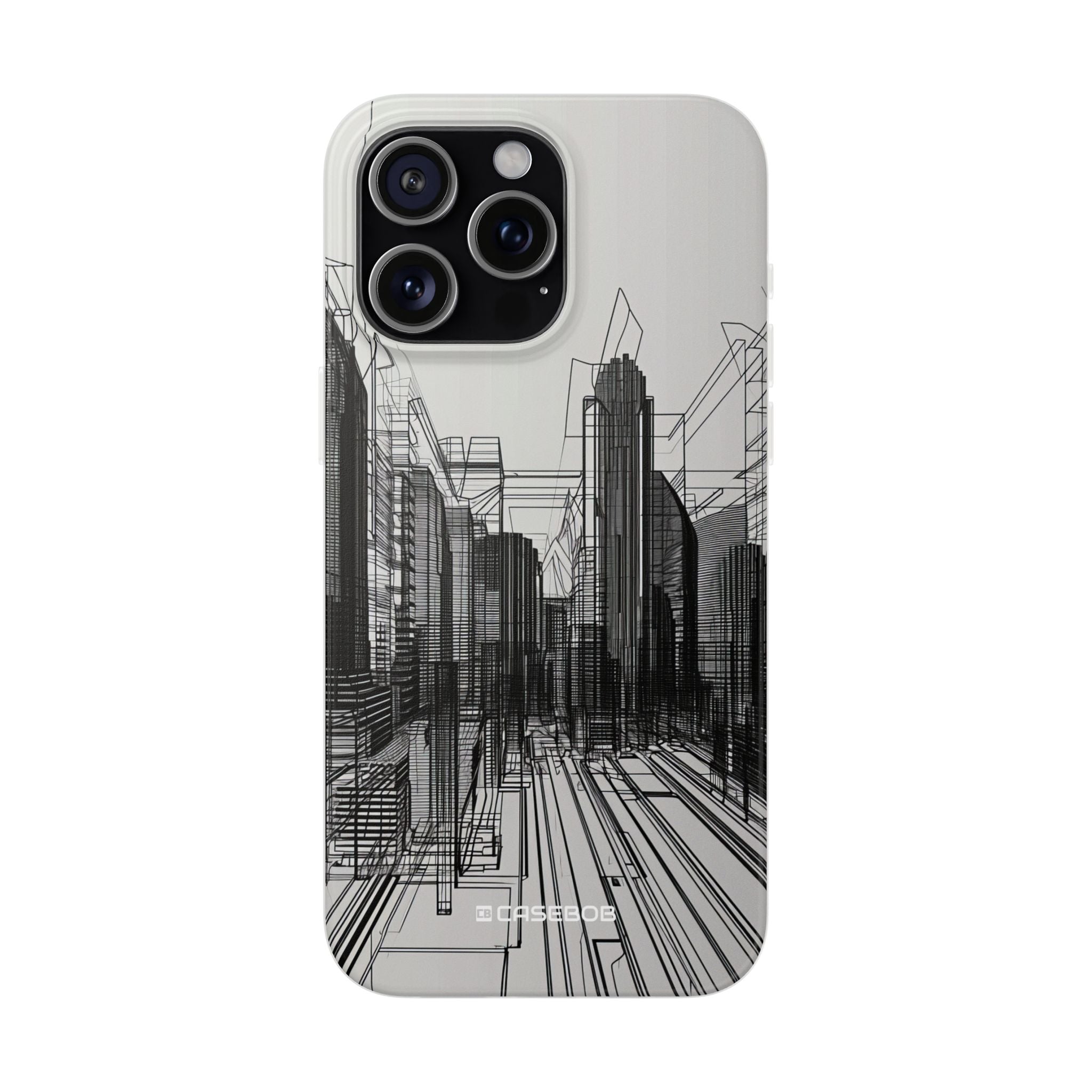 Urban Wireframe | Flexible Phone Case for iPhone