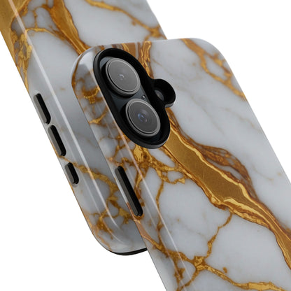 Golden Veins Flow - iPhone Case