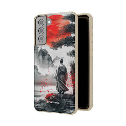 Serene Samurai Sunrise | Biodegradable Phone Case