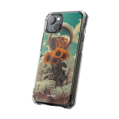 Sunflower Spacesuit Shine iPhone Case - Impact