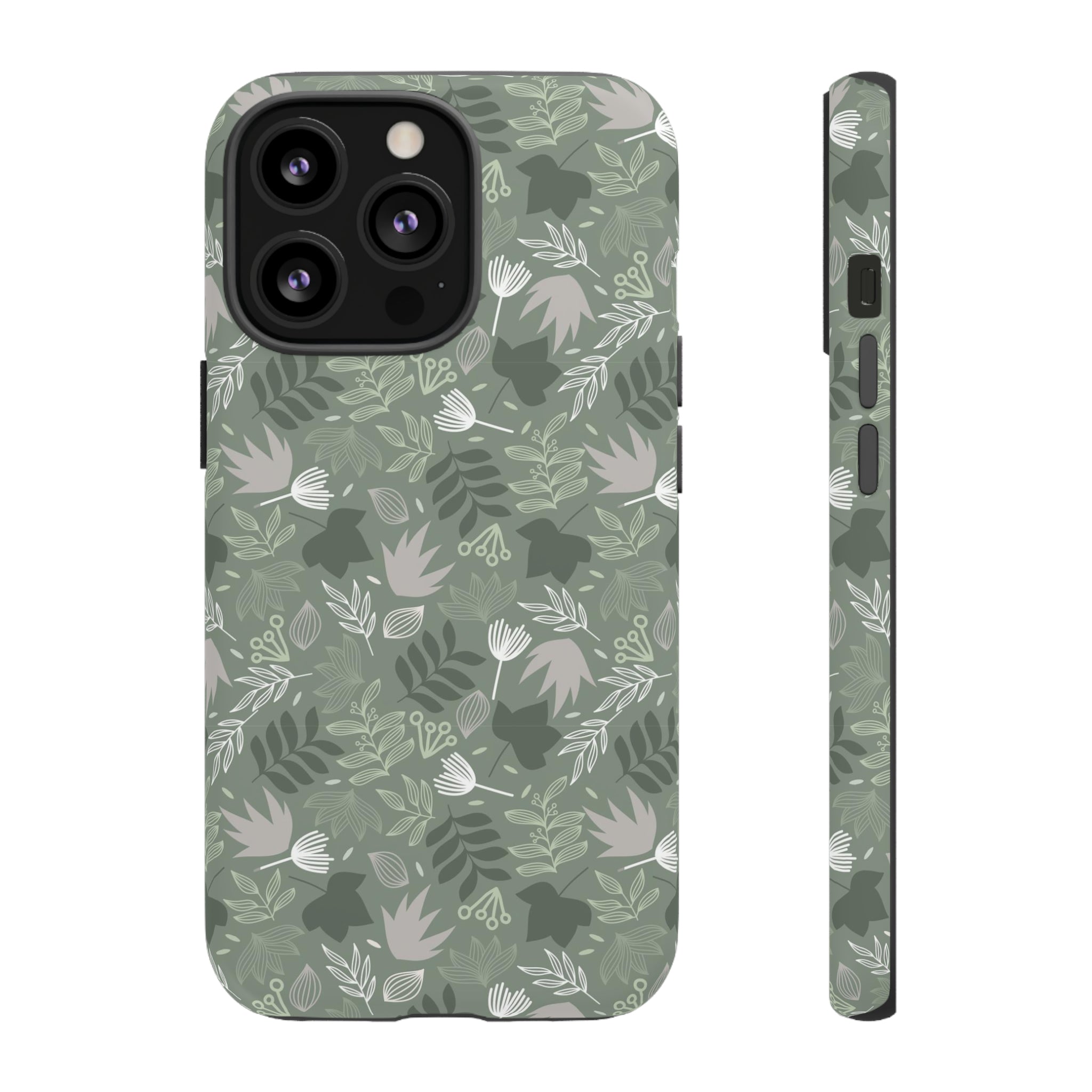 Jungle Green Leaf - Protective Phone Case