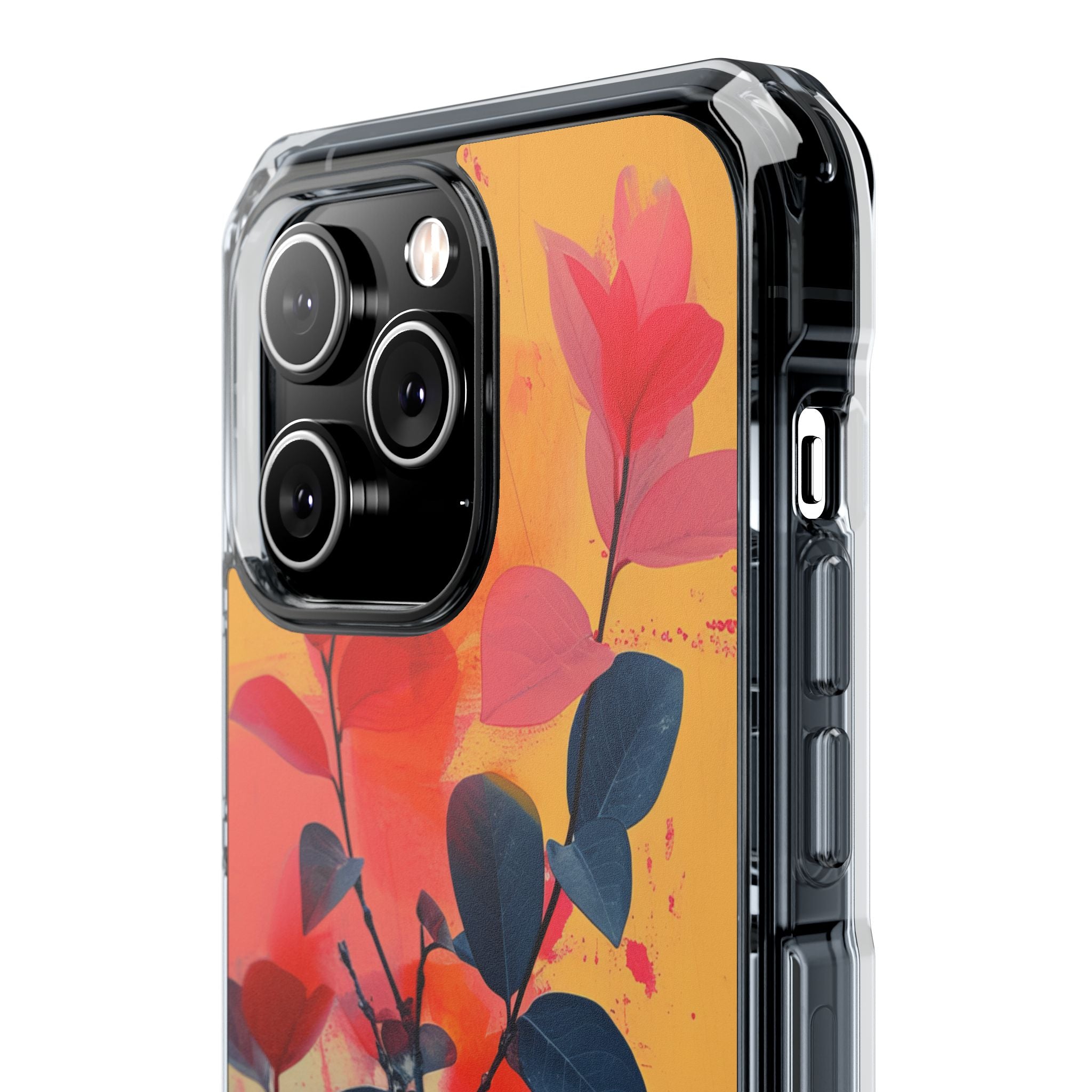 Vivid Floral Harmony iPhone 14 - Clear Impact Phone Case