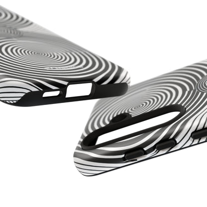 Dynamic Depth: Black and White Op-Art - For Samsung S24