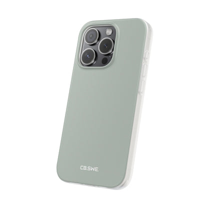 Aschgraue iPhone-Hülle – Flexi