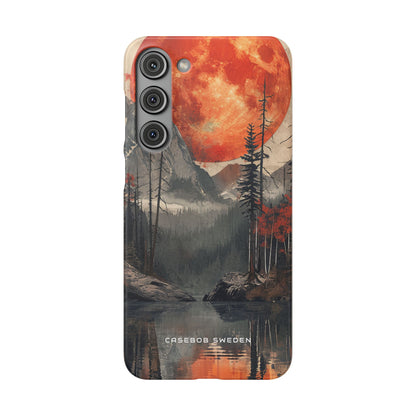 Celestial Glow Over Reflective Landscape Samsung S23 - Slim Phone Case