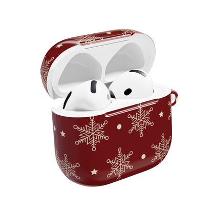Kreemi Lumihiutaleet Karmiini - AirPods Case