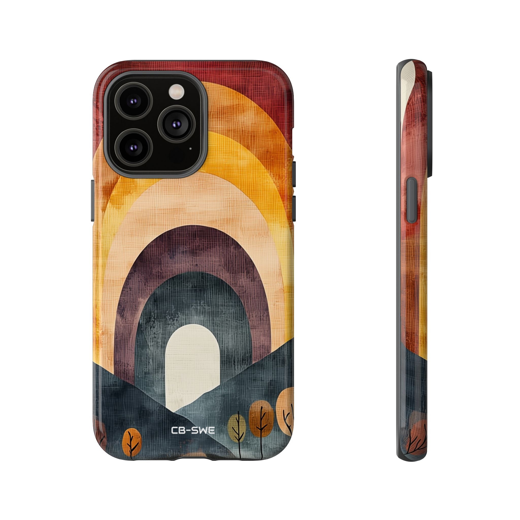 Earthy Arches Embrace - iPhone Case
