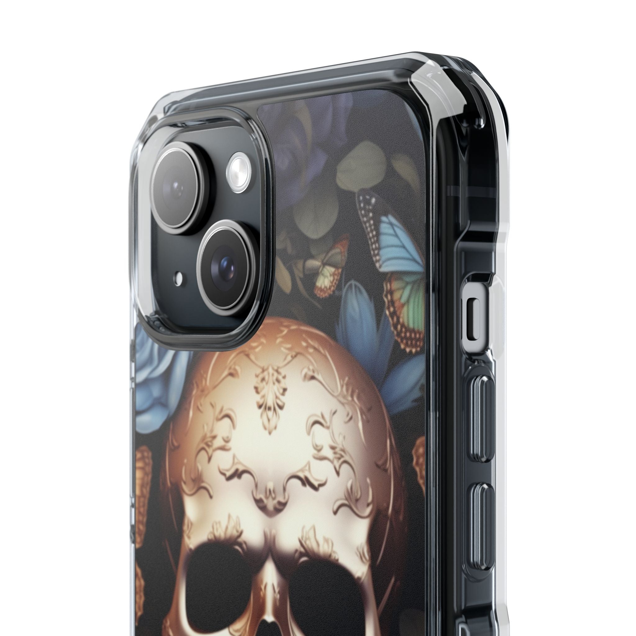 Skull Among Blossoms iPhone Case - Impact