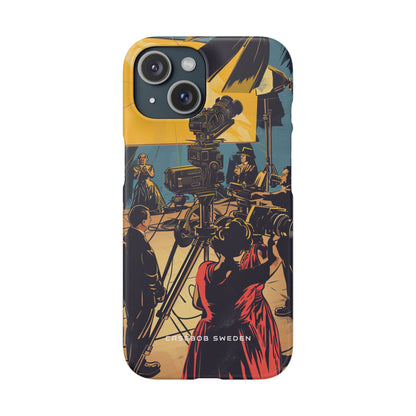 Golden Era Cinematic Spotlight iPhone 15 - Slim Phone Case