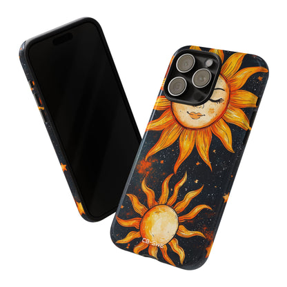 Celestial Suns Dance - iPhone Case
