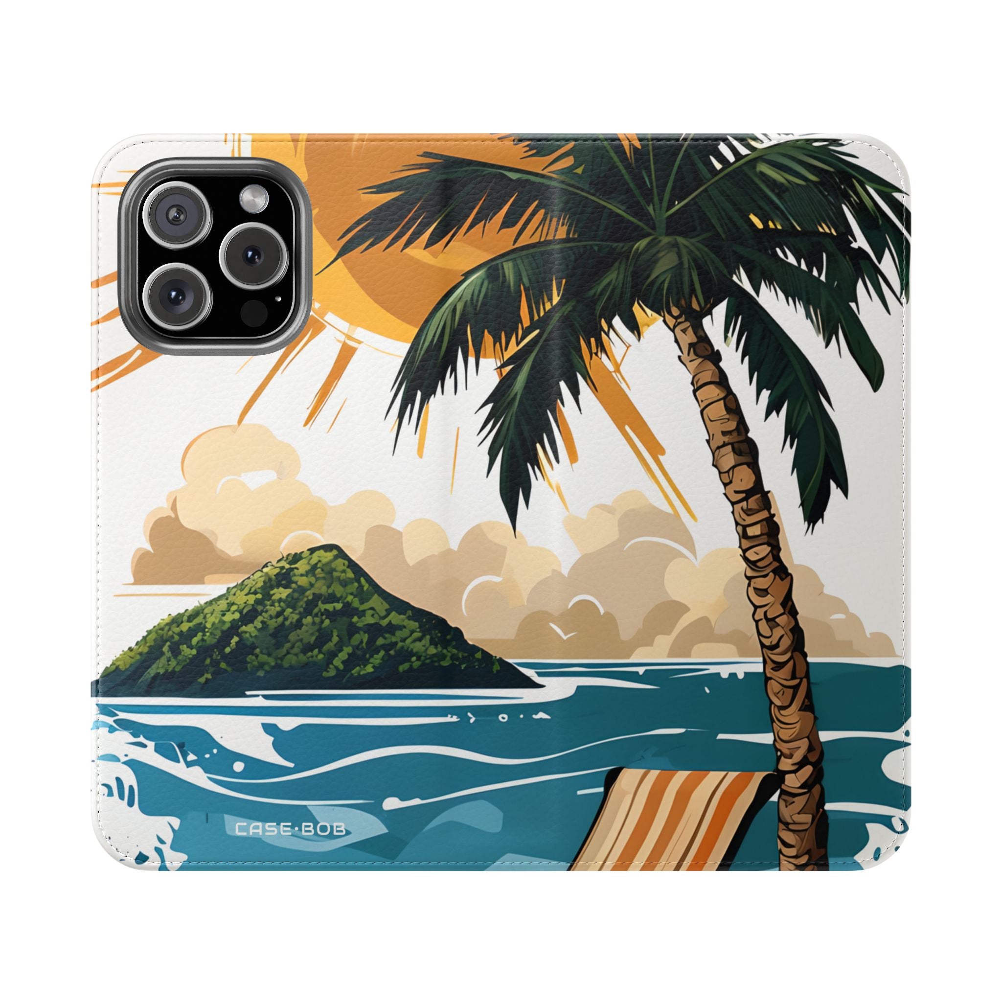 Palm Sunscape - iPhone 16 Max Case - Wallet