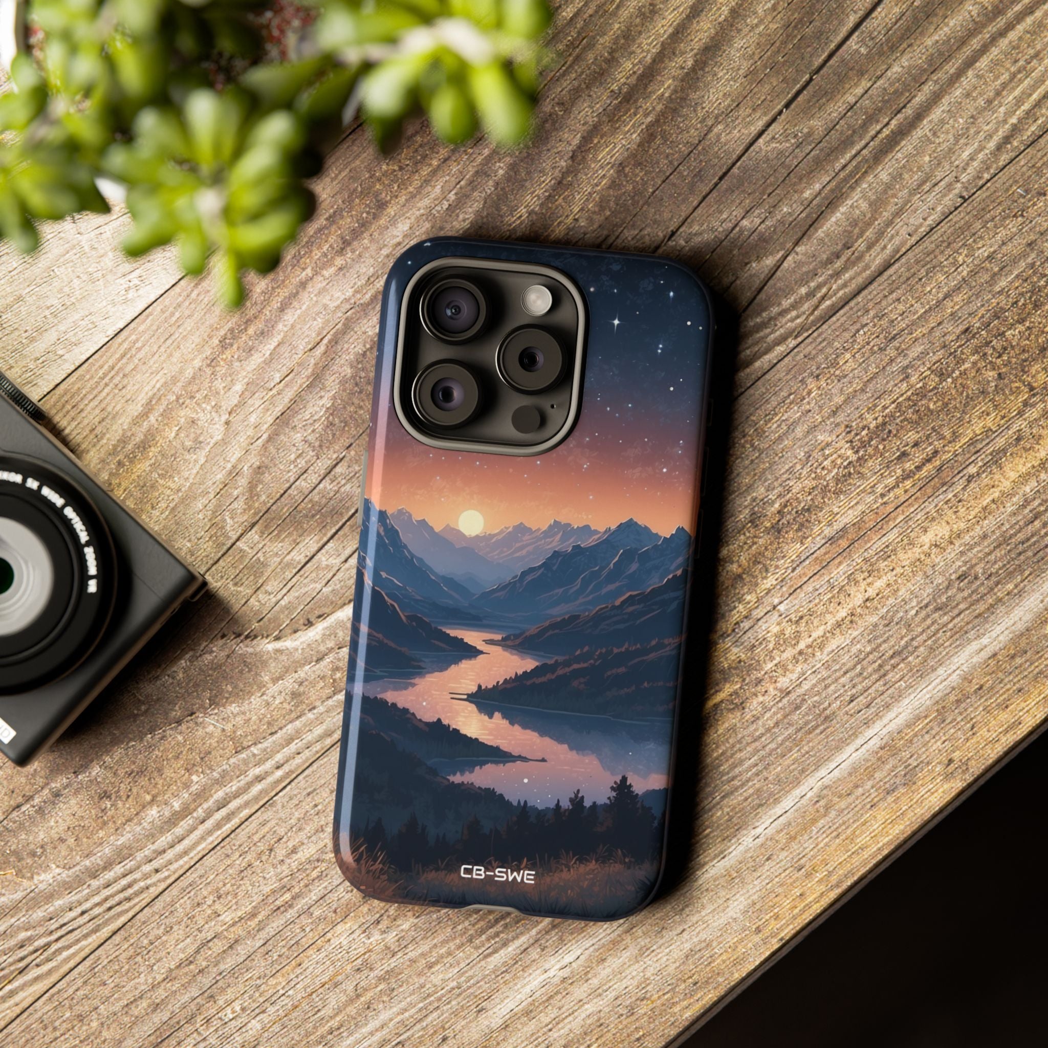Mountains Embrace Light - iPhone Case