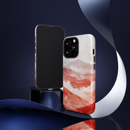 Mountain Flames Rise - iPhone Case