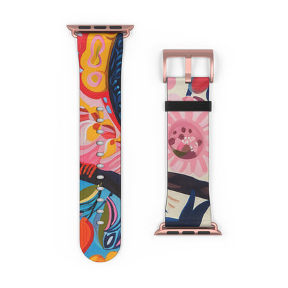 Ornate Owl Bloom - Watch Band