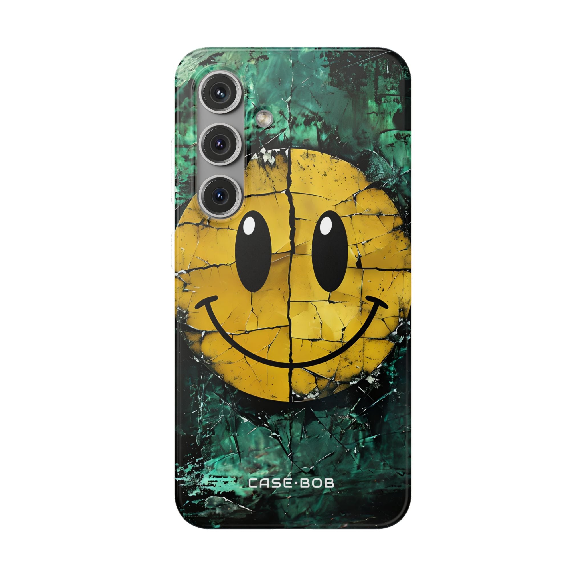 Cracked Smiley Samsung S24 - Soft Case