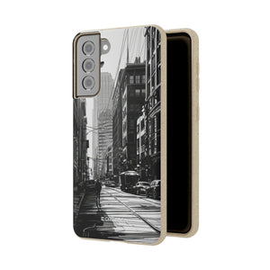 Noir Urban Serenity | Biodegradable Phone Case