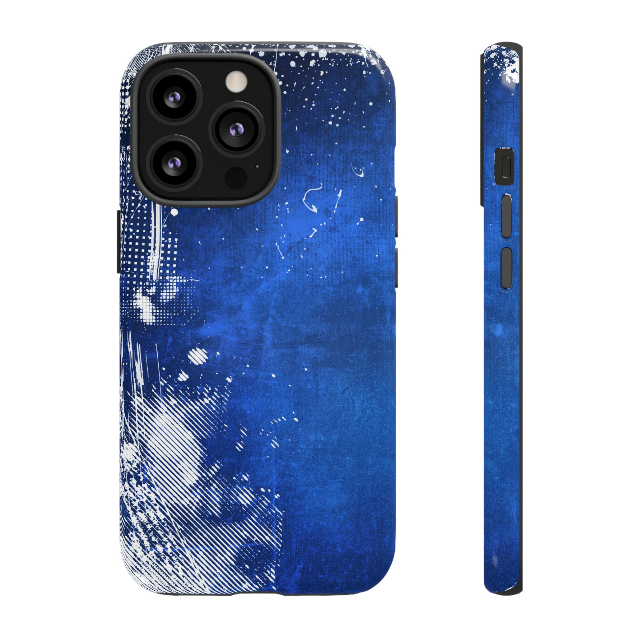 Grunge Blue - Protective Phone Case