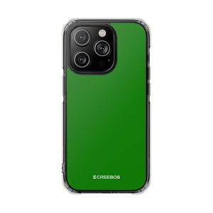 India Green | Handyhülle für iPhone (Clear Impact Case - Magnetisch) 