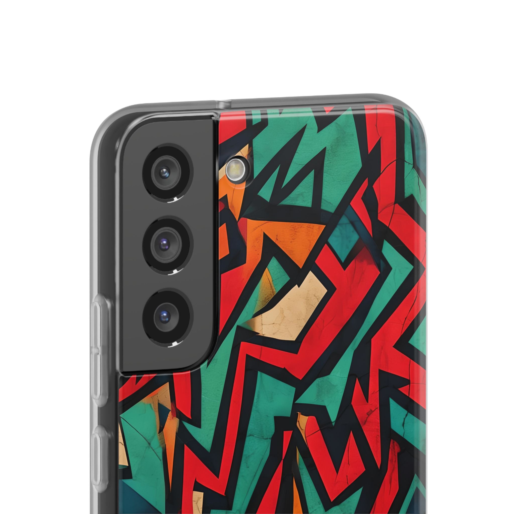 Crimson Zigzag Samsung S22 - Soft