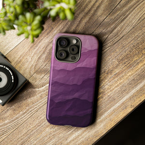 Lilac to Plum Gradient - Protective Phone Case