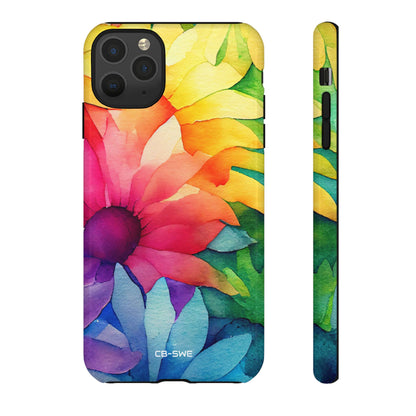 Vibrant Floral Symphony - iPhone Case
