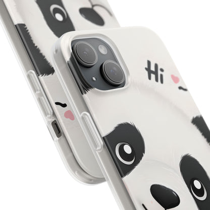 Panda Glow iPhone 15 Plus Case - Soft