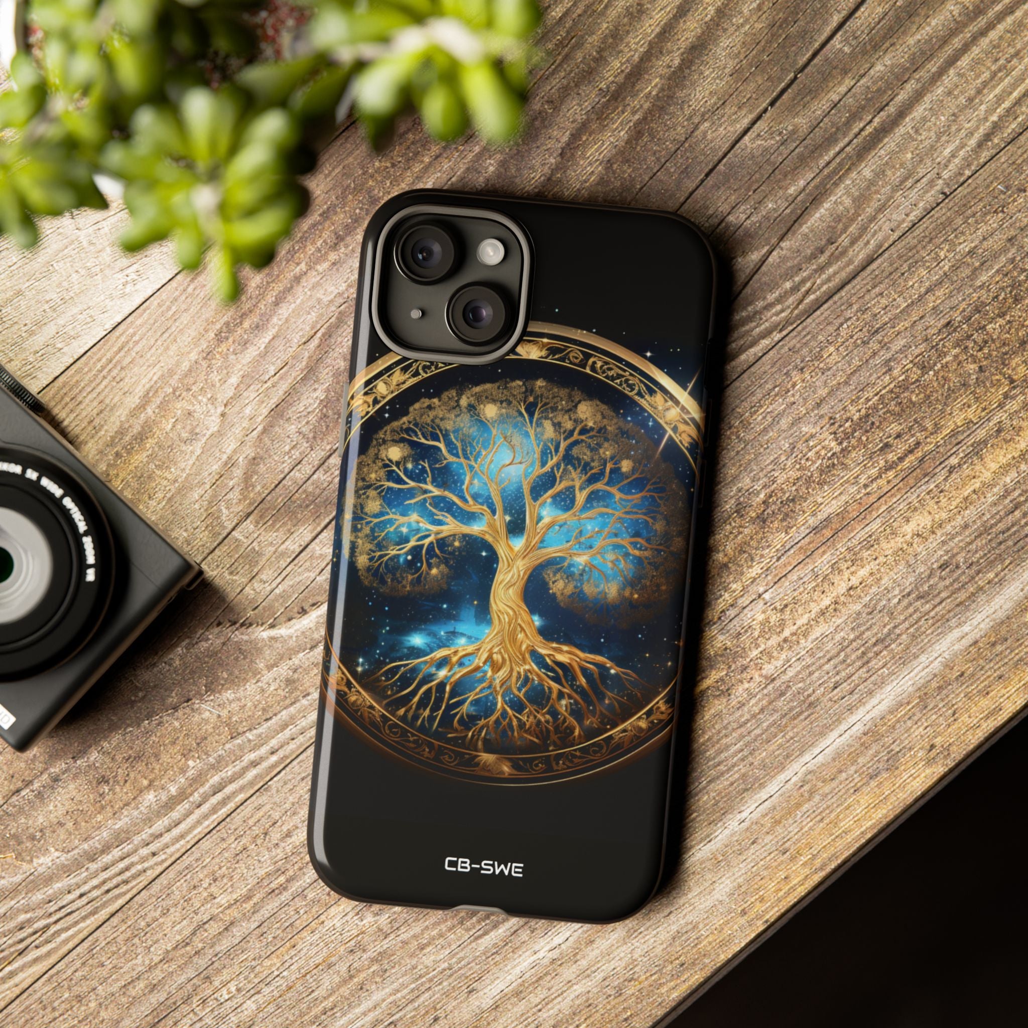 Cosmic Tree Radiance - iPhone Case
