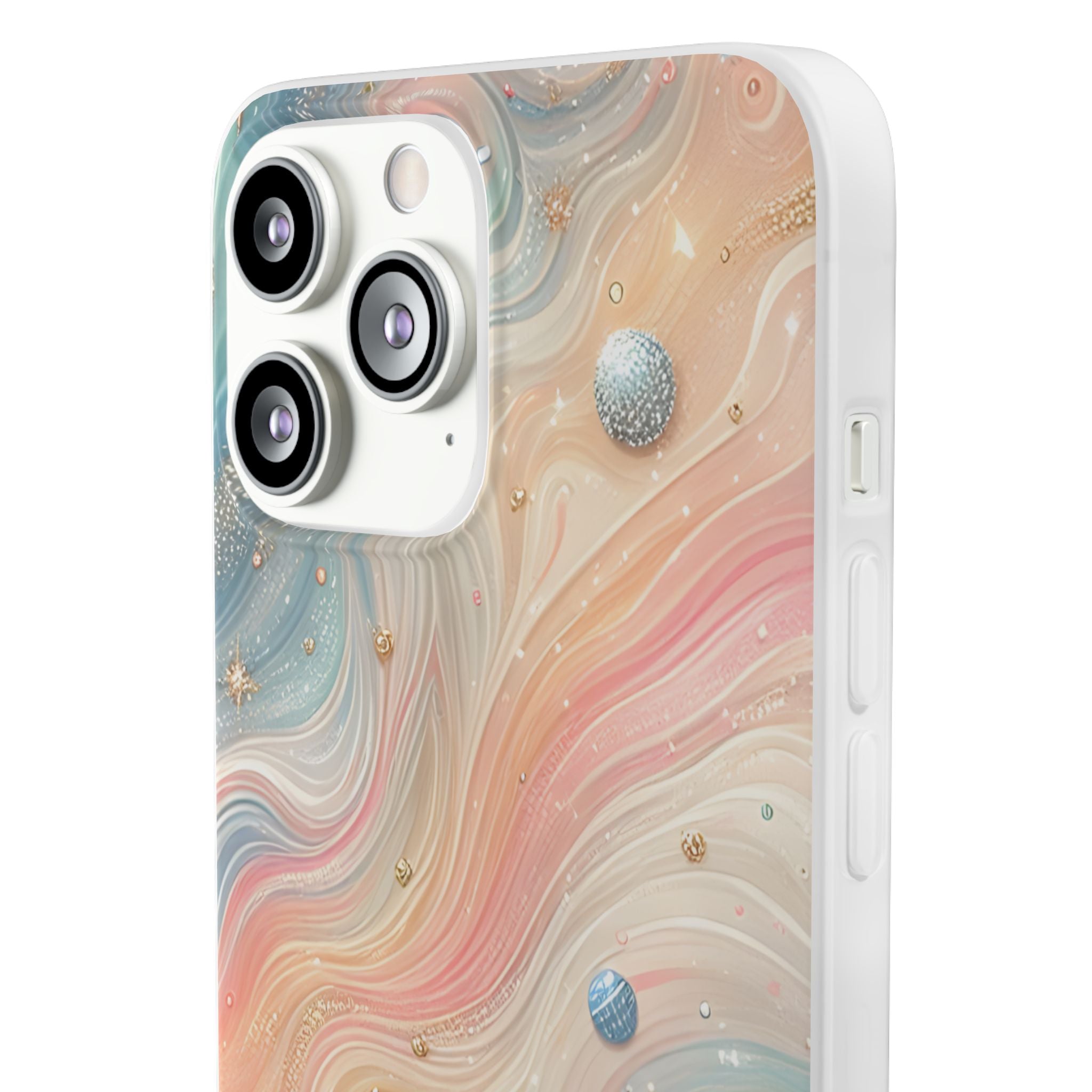Iridescent Swirls iPhone 13 Pro Max - Soft