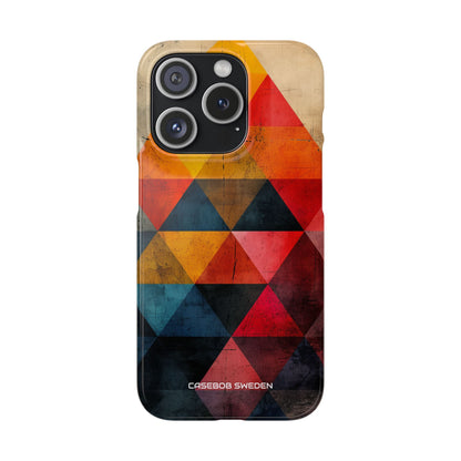 Geometric Energy - Slim iPhone 15 Phone Case