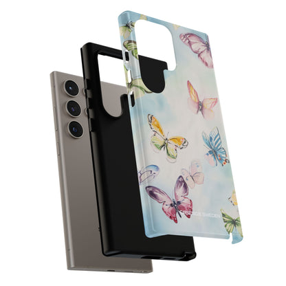 Watercolor Butterfly Bliss - Tough Samsung S24 Phone Case