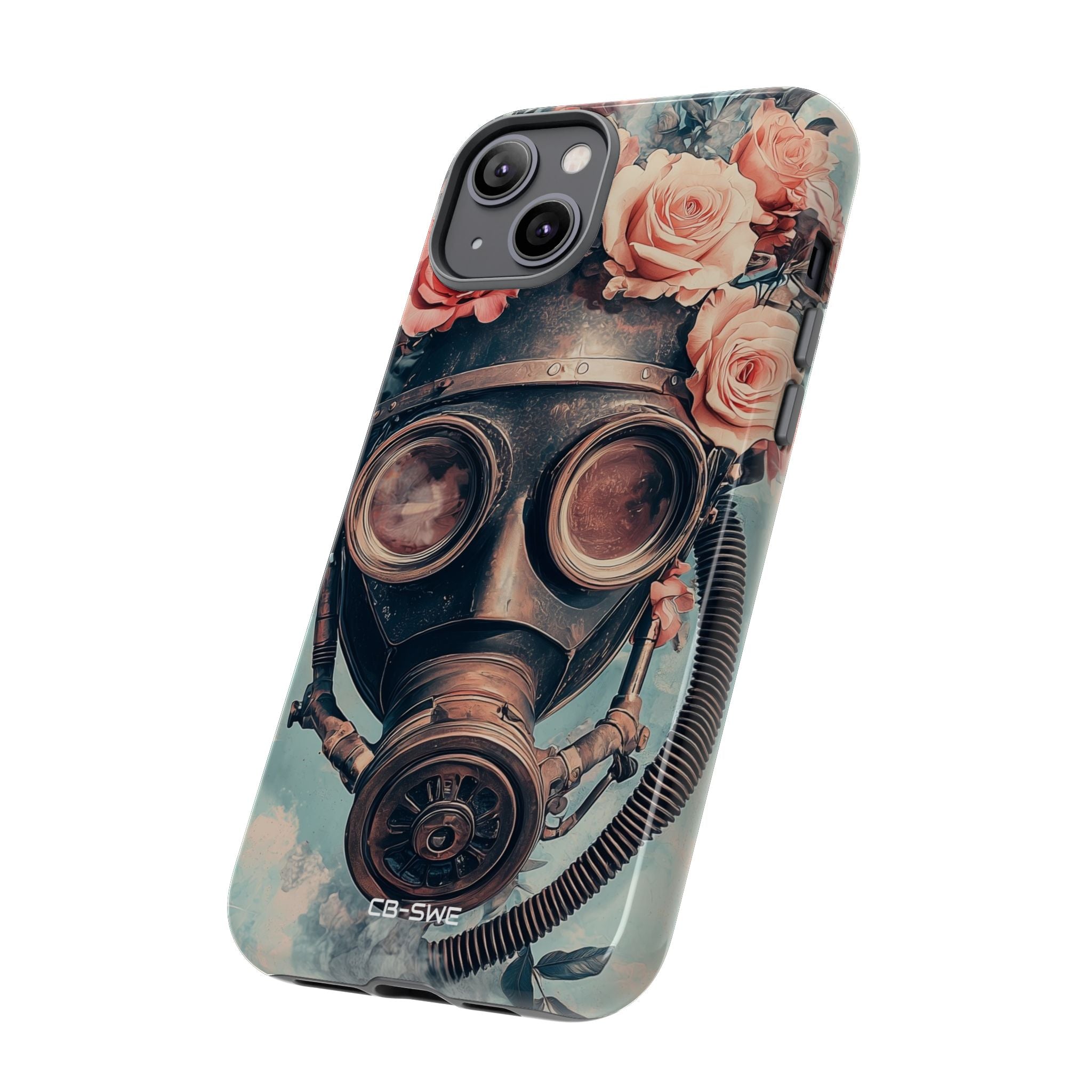 Roses Embrace Mask - iPhone Case