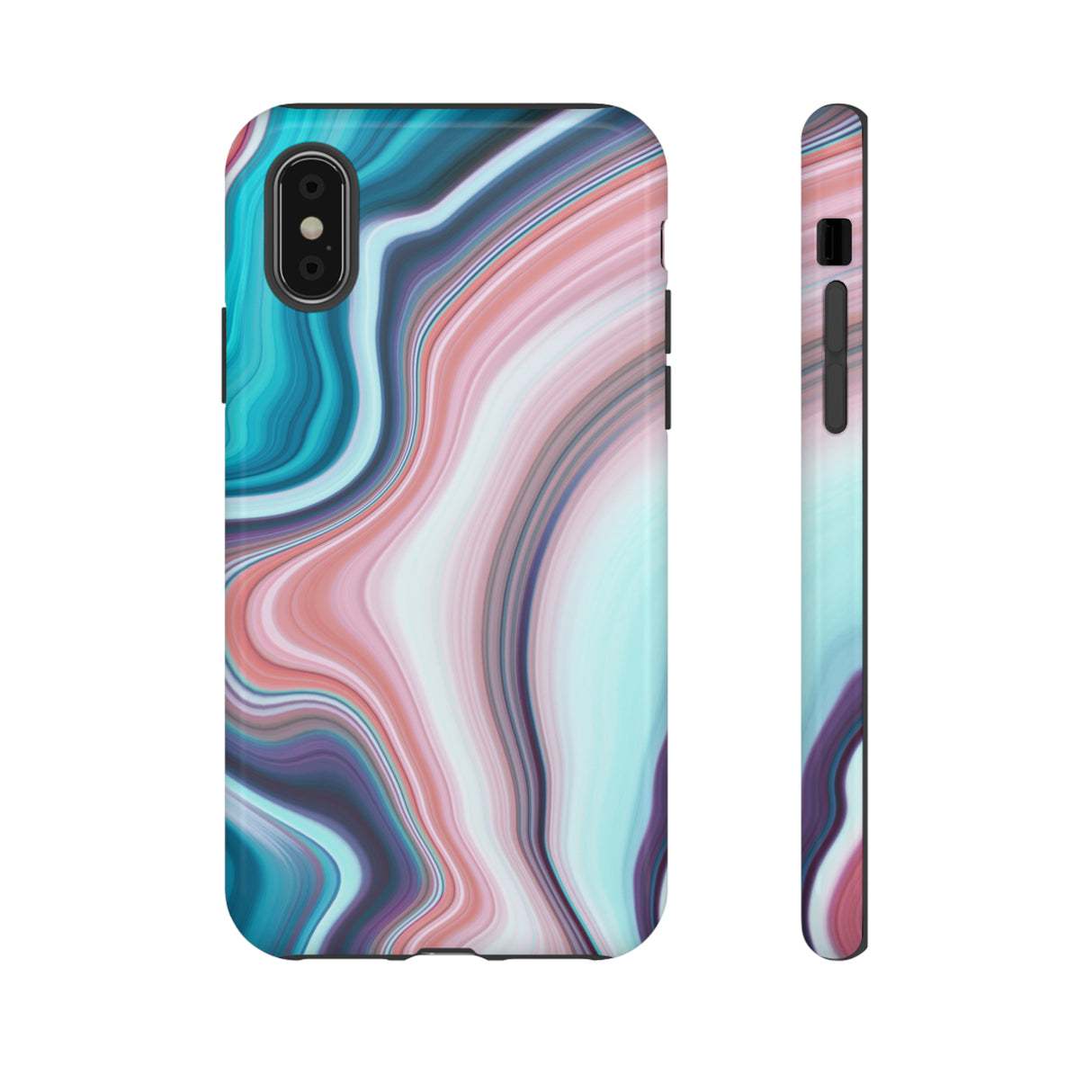 Pink Swirls - Protective Phone Case