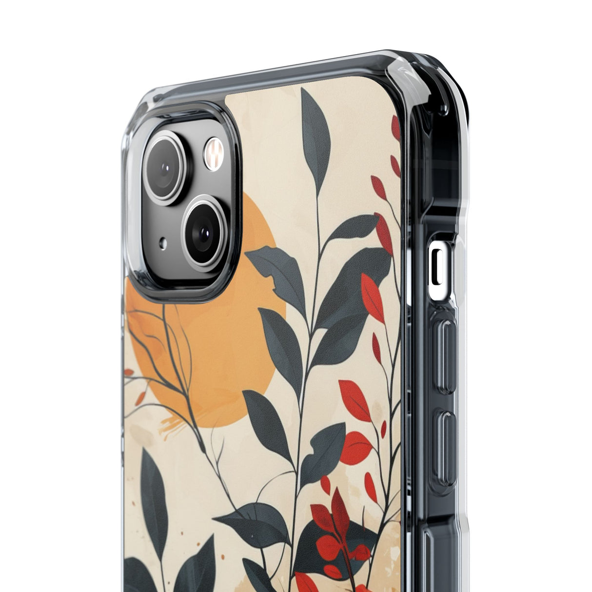 Botanical Serenity – Handyhülle für iPhone (Clear Impact – Magnetisch)