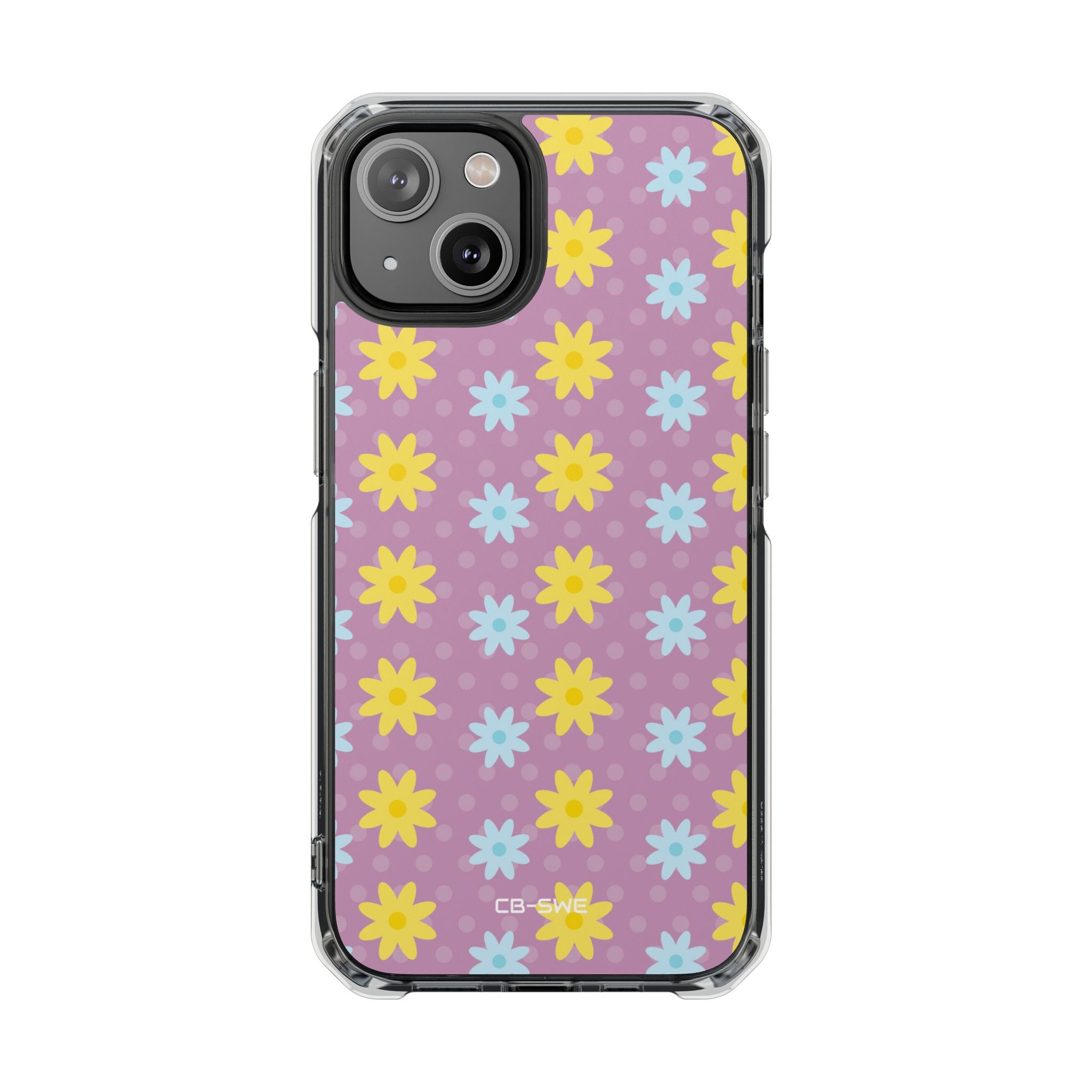 Flower Dots Dance iPhone Case - Impact