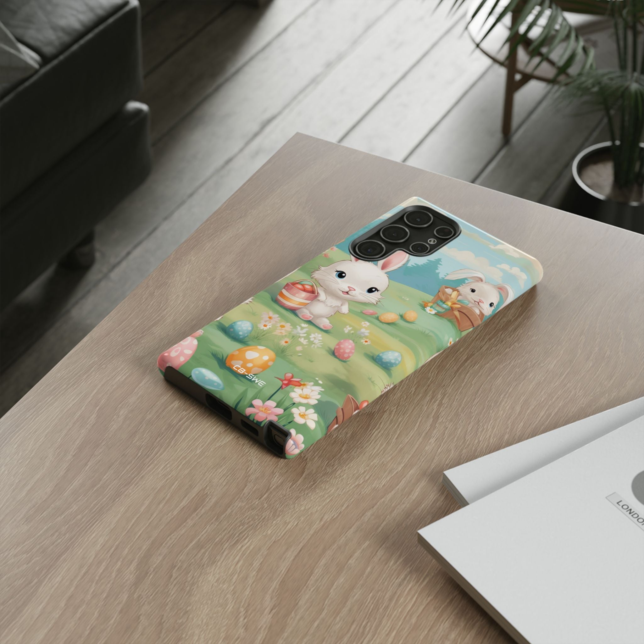 Bunnies Hunt Eggs - Samsung Case