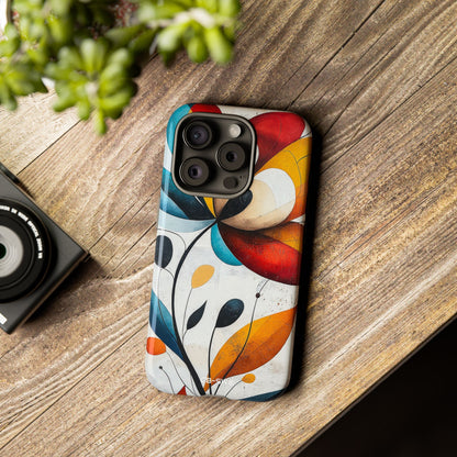 Vibrant Floral Symphony - iPhone Case