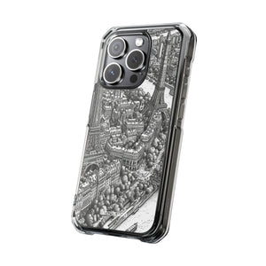 Timeless Cityscape - Phone Case for iPhone (Clear Impact - Magnetic)