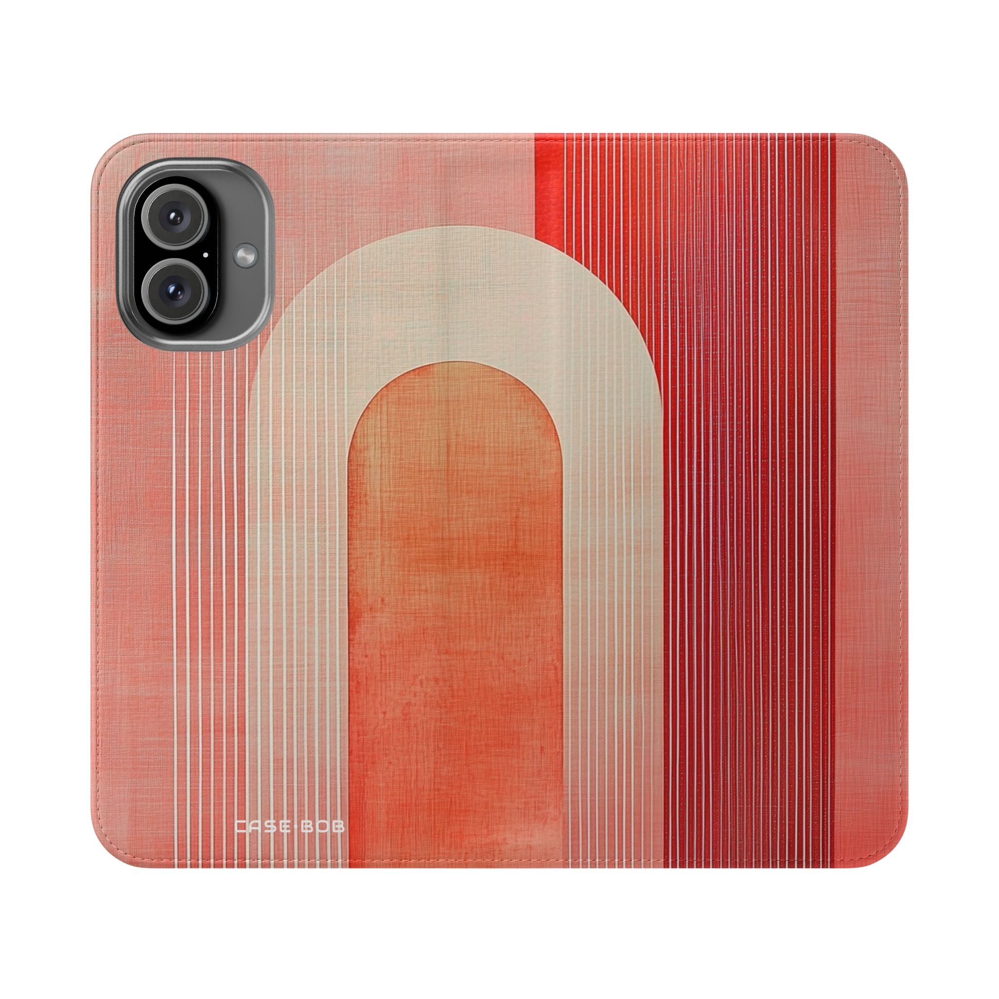 Crimson Archways - iPhone 16 Plus Case - Wallet