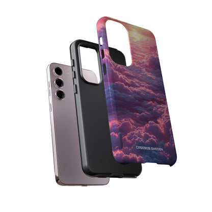 Pink Purple Clouds - Tough Samsung S23 Phone Case