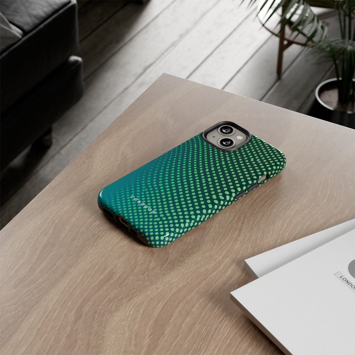 Green Dot Harmony - Protective Phone Case