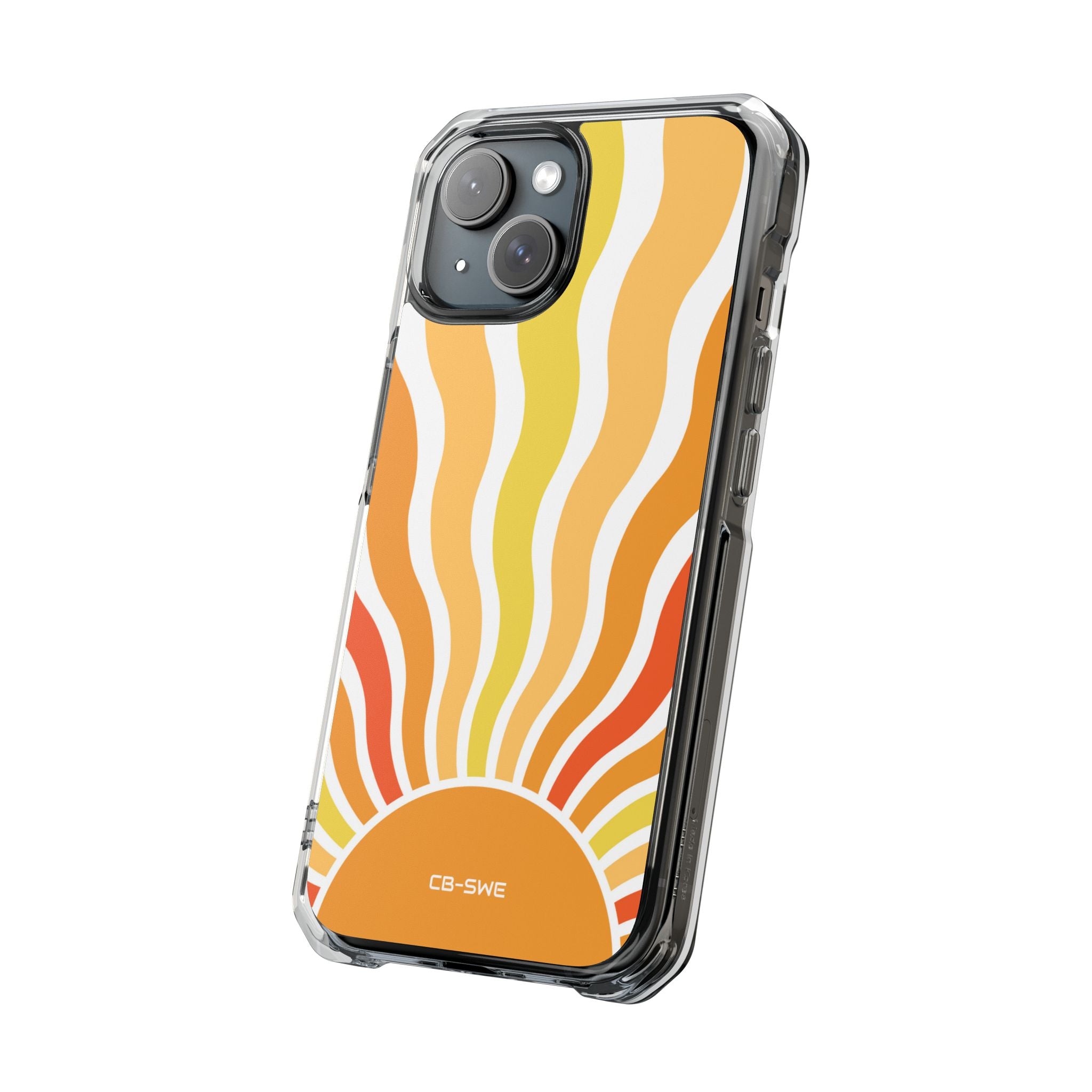 Retro Sunshine Waves iPhone Case - Impact