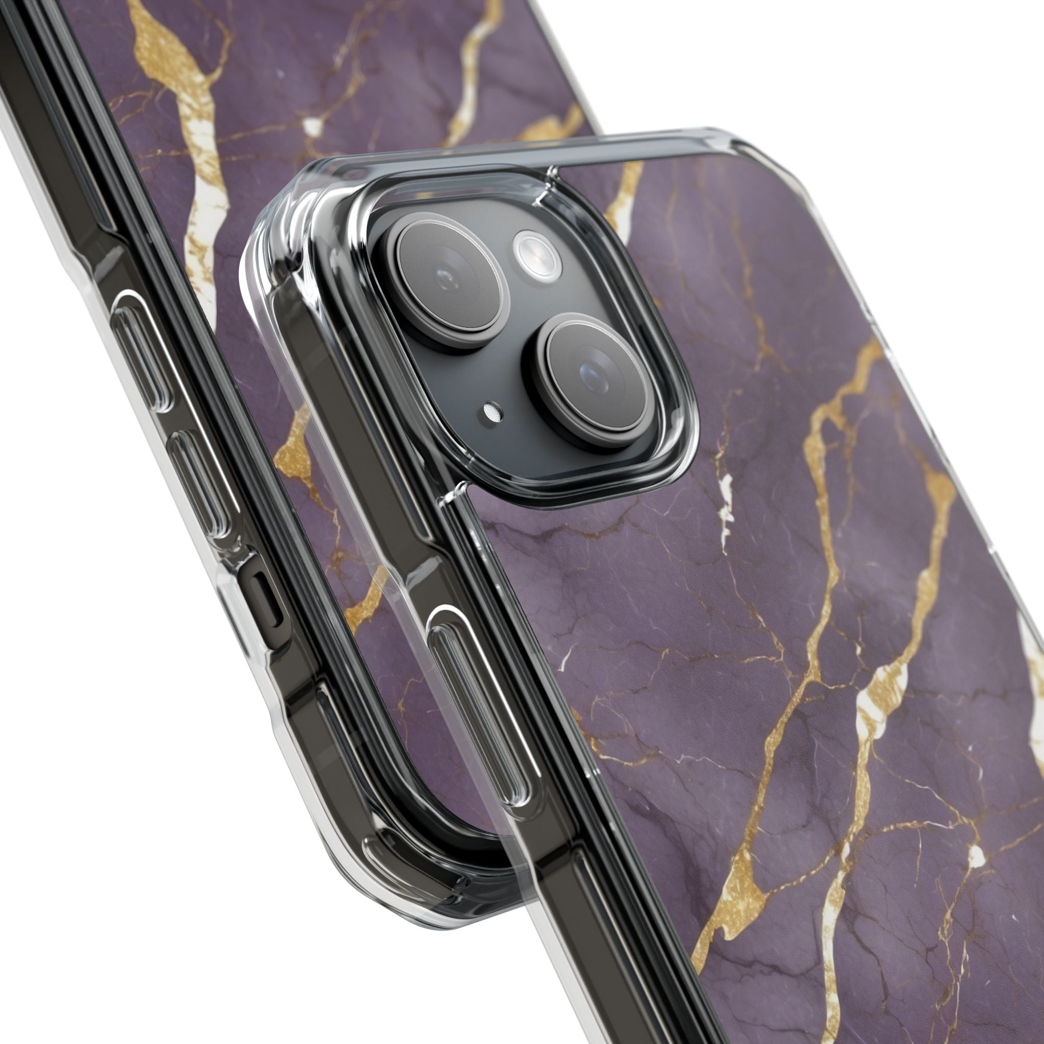 Golden Veins Flowing iPhone Case - Impact