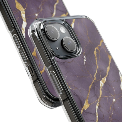 Golden Veins Flowing iPhone Case - Impact