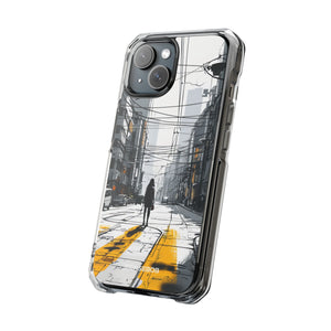 Urban Solitude - Phone Case for iPhone (Clear Impact - Magnetic)