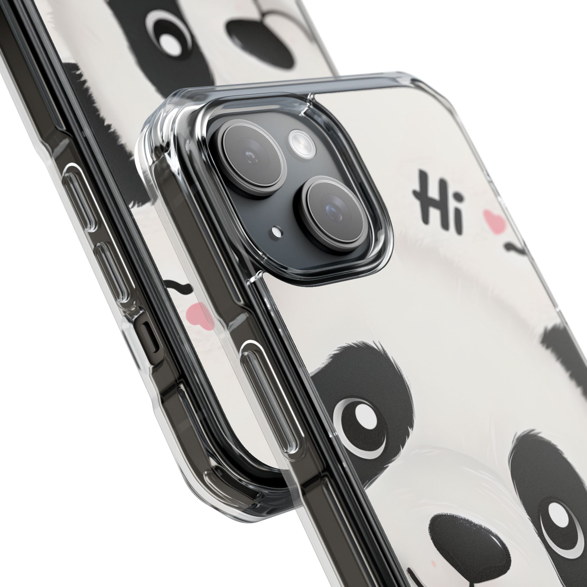 Peeking Panda Charm iPhone 15 Case - Impact