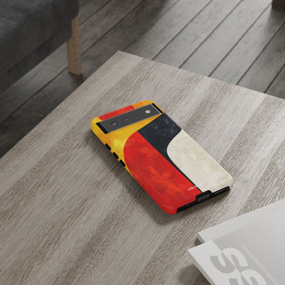 Vibrant Flowing Shapes - Google Pixel Case