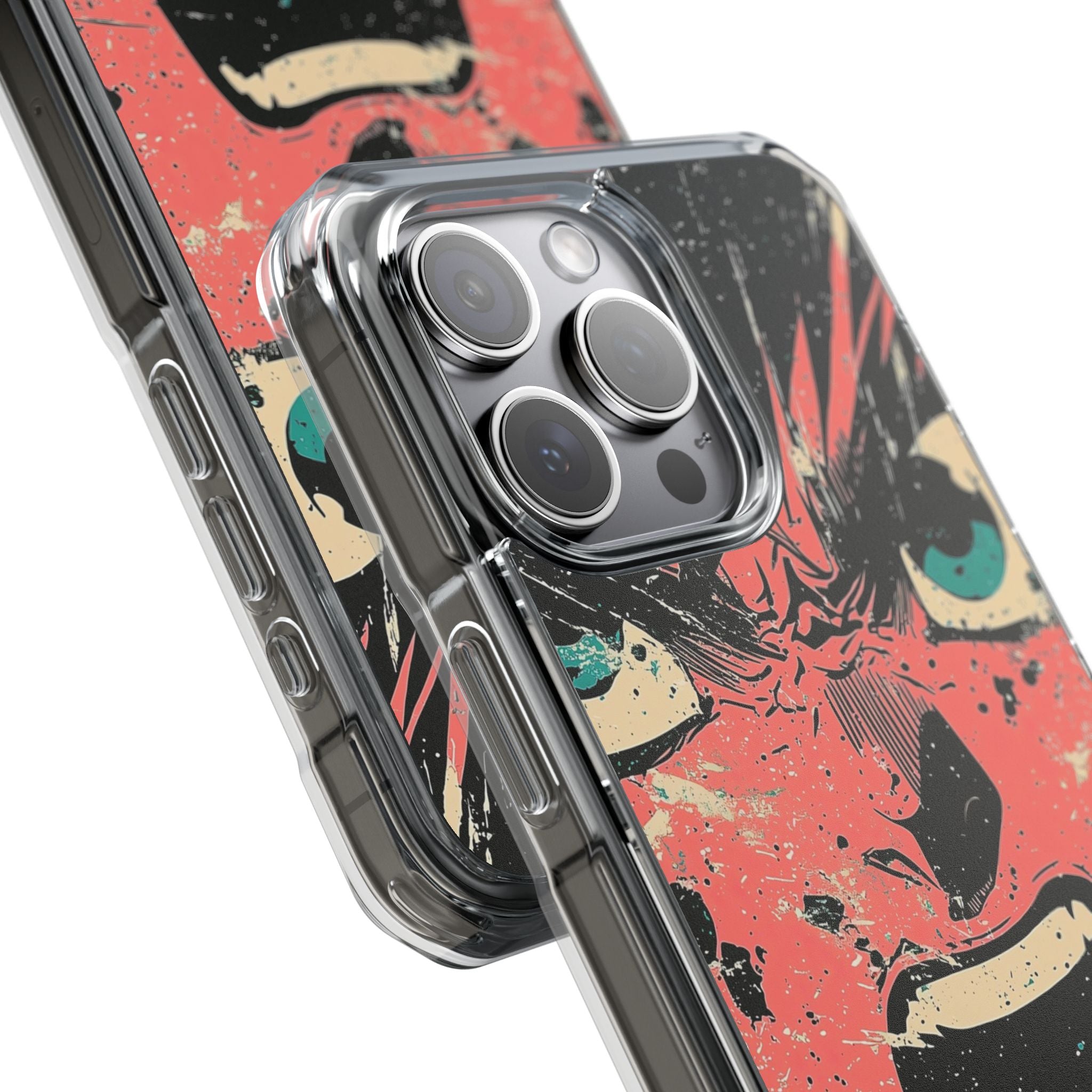 Screaming Face Pink iPhone 15 Pro Max Case - Impact